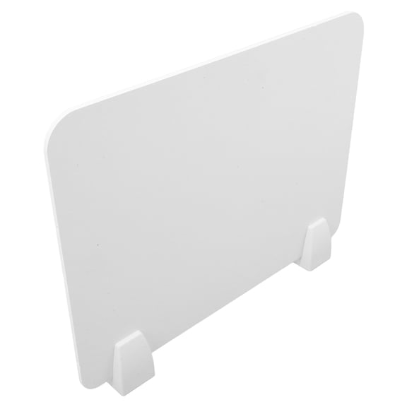 IMIKEYA 1Set Desk Partition Board White Sneeze Guard Barrier for Students with Tool Free Setup
