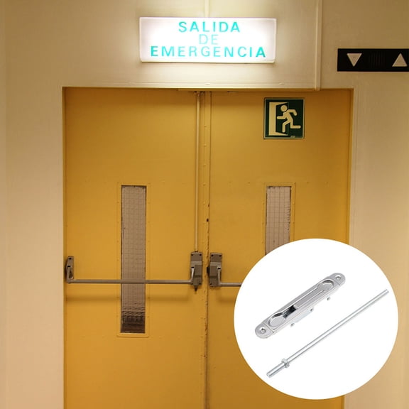IMIKEYA Spring Loaded Lockable Latch Door Latch Stainless Steel Homeowners Fire Exit 1 Set