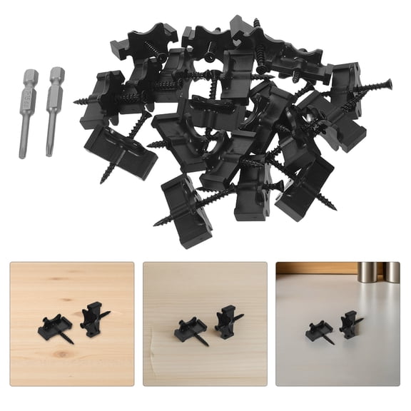 IMIKEYA 1Set Weather Resistant Composite Decking Clips with Hidden Design for Outdoor Use