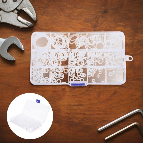 IMIKEYA 1Set O Ring Kit Silicone Washers for Faucet Hose Bib Repair Transparent