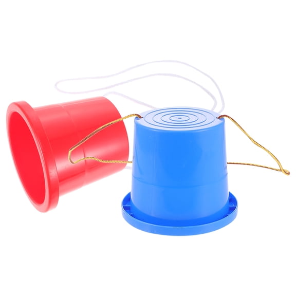 IMIKEYA 2 Pairs Kids Stilts Plastic Random Rope Color Sensory Training Fun