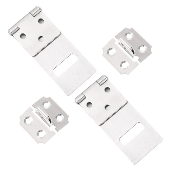 IMIKEYA 2 Sets Front Door Security Latch Stainless Steel Anti Theft Design for Gates