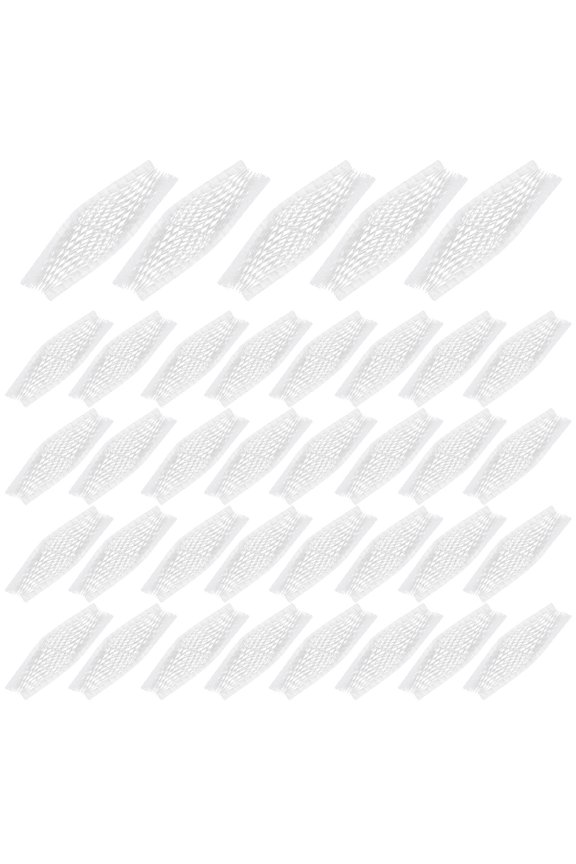 200Pcs Breathable Elastic Thread Net White Sleeve for Sewing Quilting Spools and Brush Storage