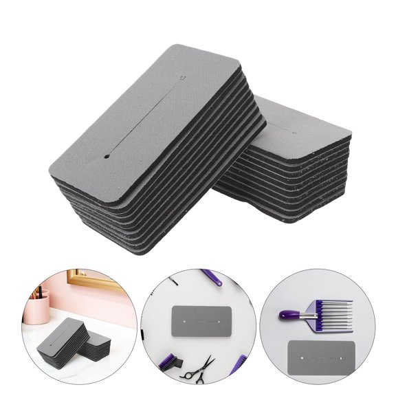 IMIKEYA 20Pcs Heat Dissipation Grey Hair Perm Pads for Safe and Comfortable Hairstyling Sessions