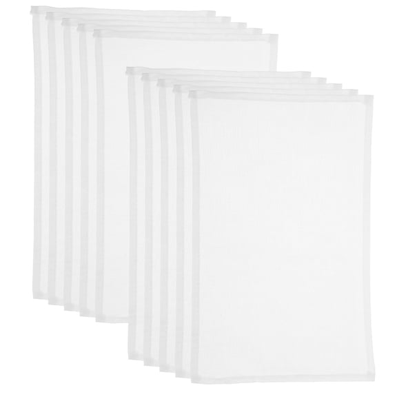 IMIKEYA 20Pcs Marathon Race Bibs White Fabric Easy Attach Detach Running Competition Numbers