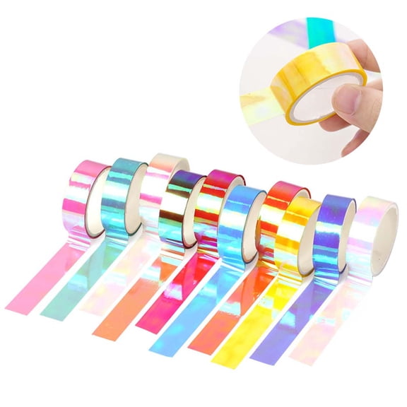 IMIKEYA 20Pcs Tearing Tape Gradient Craft Tape in Assorted Color for Decorative Albums