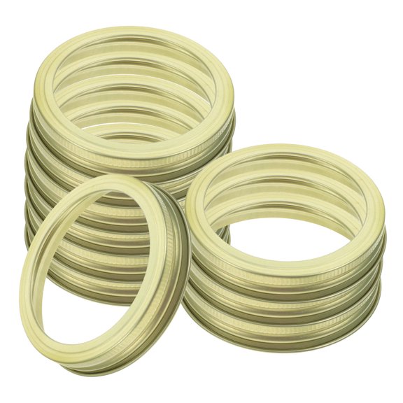 IMIKEYA 20Pcs Tinplate Canning Jar Screw Rings For Replacement Options For Regular Mouth Jars Users