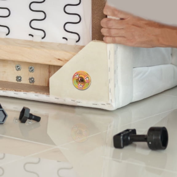 IMIKEYA 20Pcs Hardware Screw Base for Construction with High-Strength Metal