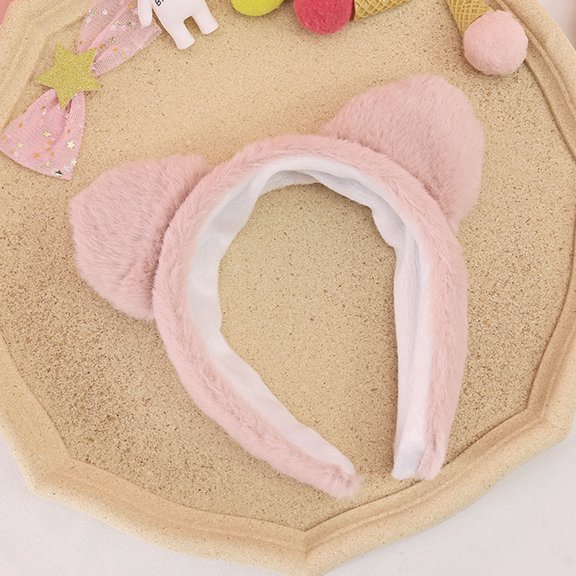IMIKEYA 2Pcs Cat Ears Headband Furry for Cute Design Women