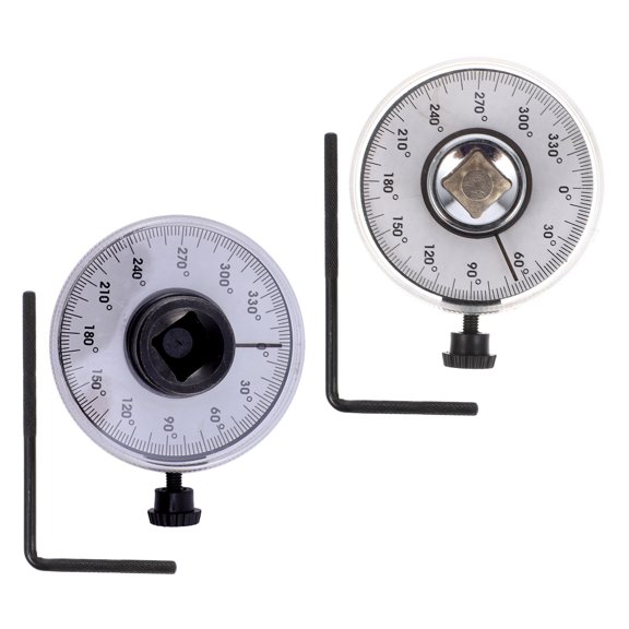 IMIKEYA 2Pcs Digital Torque Angle Gauge Tool with Adjustable Wrench for Precise Automotive and Mechanical Use
