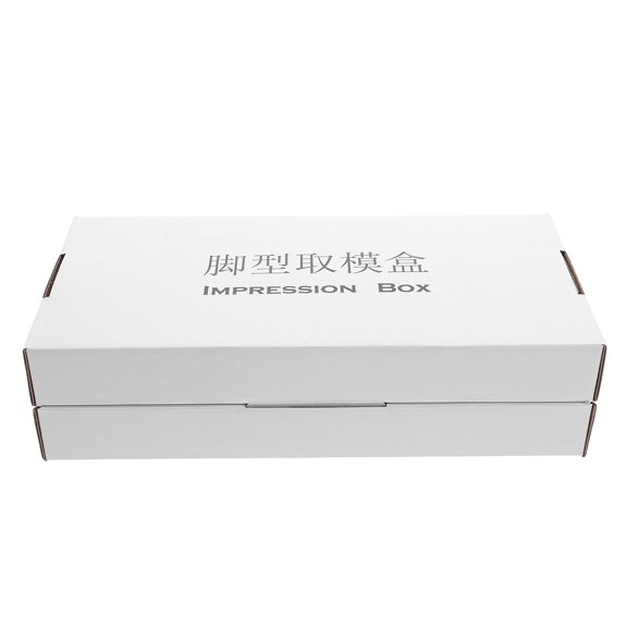 IMIKEYA 2Pcs Footprint Casting Mold Box Streamlining Foot Impression Process for Handmade Shoes