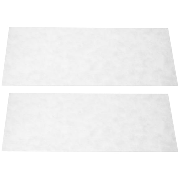 IMIKEYA 2Pcs Guitar Headstock Inlay Material White Shell Sheet for Guitar and Bass Fingerboard