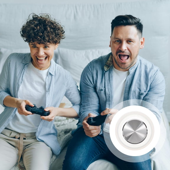 IMIKEYA 2Pcs Lightweight White Phone Game Handle to Improve Reaction Time and Controls