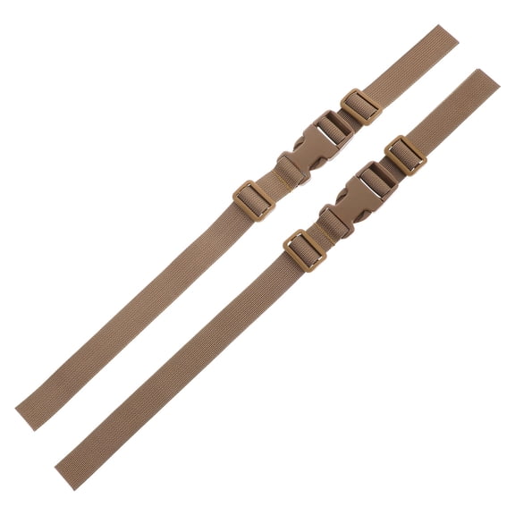 IMIKEYA 2Pcs Outdoor Khaki Backpack Straps Chest Strap Accessory with Adjustable Buckle for Travel