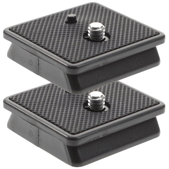 IMIKEYA 2Pcs Tripod Mounting Plate Camera Adapter with Stable Anti Skid Design for Various Cameras