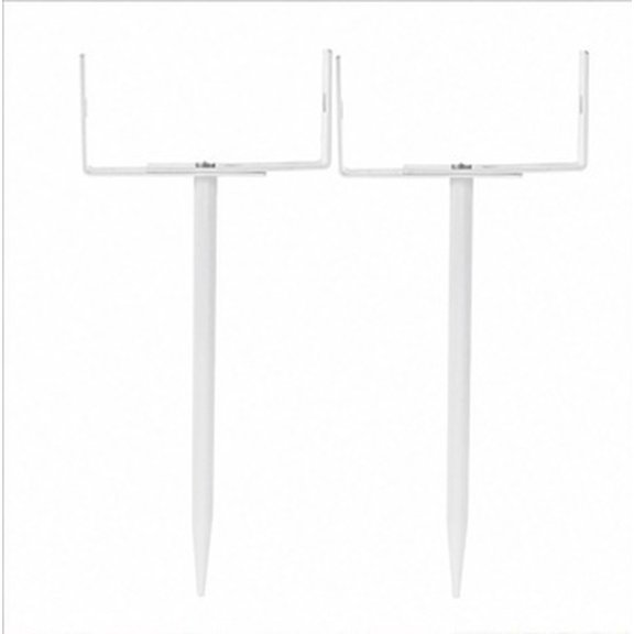 IMIKEYA 2Pcs White U Shaped Bracket for Lawn Use, Iron Construction, Adjustable Fit