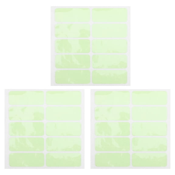 IMIKEYA 30Pcs PVC Glow in The Dark Decorative Stickers Easy Application Light Blocking Sheets