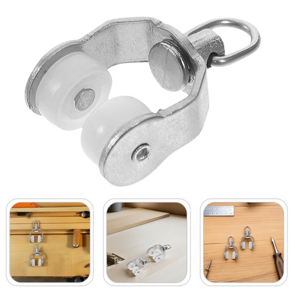 IMIKEYA 30pcs Curtain Track Gliders with Hooks for Window and Shower Use