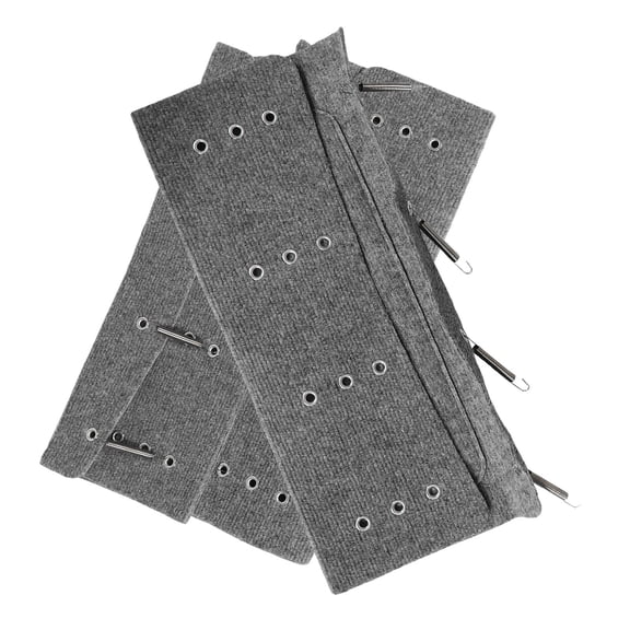 IMIKEYA 3Pcs Easy Install Grey Rv Step Mats Non Slip Wide Camper Stair Covers
