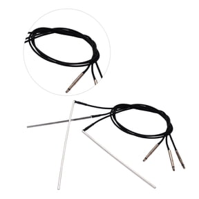 IMIKEYA 3Pcs Plated Silver Acoustic Guitar Piezo Pickup Cable High Instrument Parts