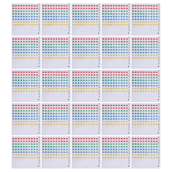 IMIKEYA 400-Piece Multi-Color Map Marker Stickers for Camping, Travel Destination Labels, and Outdoor Site Markers