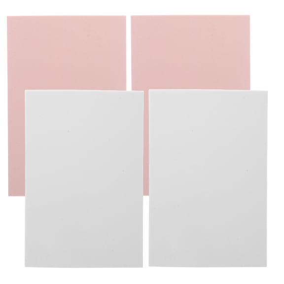IMIKEYA 4Pcs Durable Rubber Carving Blocks for DIY Linoleum Stamp Making and Print Projects