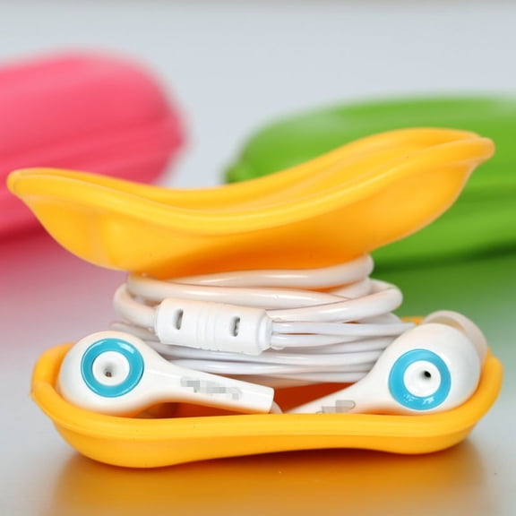 IMIKEYA 4Pcs Earbuds Cord Winder Lightweight Earphone Organizer in Multiple Assorted Colors
