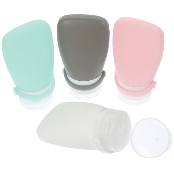 IMIKEYA 4Pcs Easy Squeeze Condiment Bottles for Cooking and Seasoning with Sealed Leak Proof Design