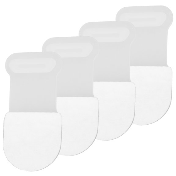 IMIKEYA 4Pcs Micro USB Dust Plug Adhesive Silicone Multi For Phone Users