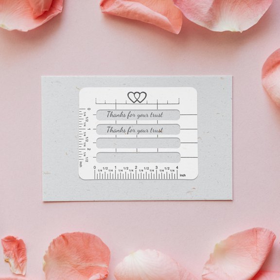 IMIKEYA 4Pcs Plastic Lettering Guide Templates for Envelope Addressing and Greeting Card Design
