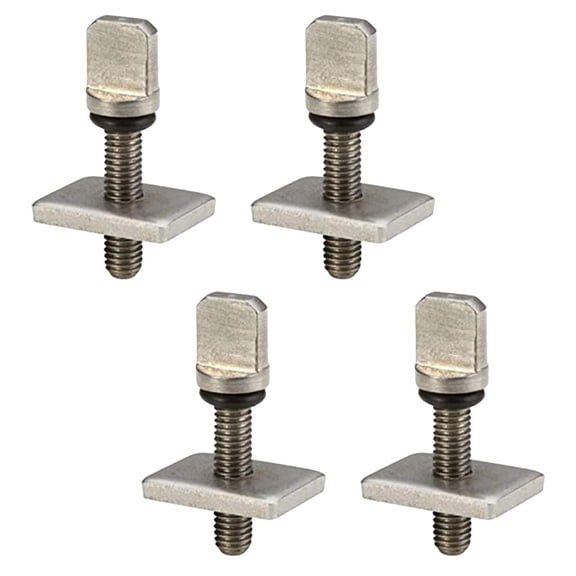IMIKEYA 4Pcs Professional Longboard Screws Plated Silver Stainless Steel Replaceable Wear Resistant Parts