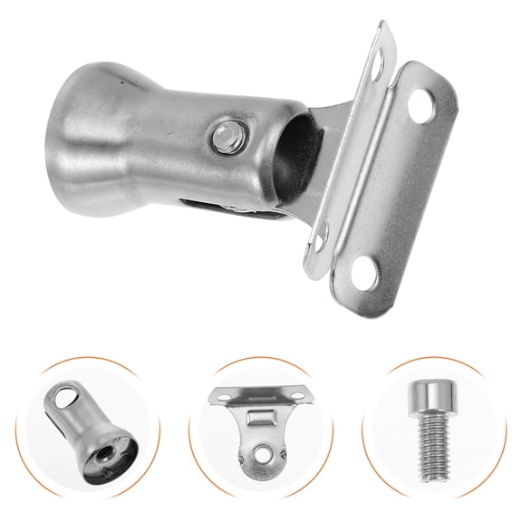 IMIKEYA 4Pcs Railing Brackets Stainless Steel for Stairs Indoor Installation