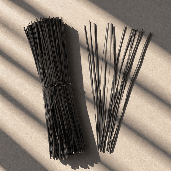 IMIKEYA 500Pcs Black Wire Tie Wraps for Securing Christmas Lights Cables and Garden Use