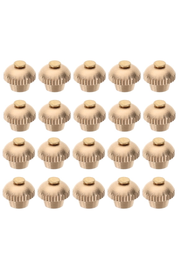 50Pcs Smooth Finish Golden Metal Pin Backings for Secure Brooch Lapel Craft Projects