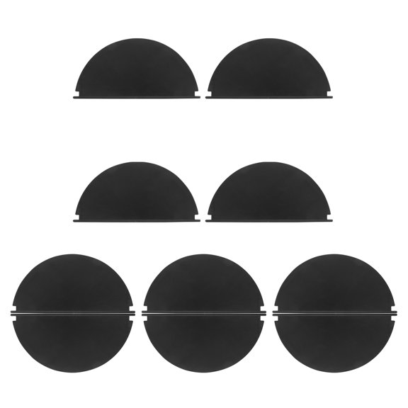 IMIKEYA 5Pairs Kitchen Vent Damper Flap Replacement Black Plastic Backflow Protection Valve