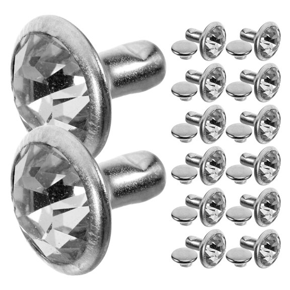 IMIKEYA Crystal Rhinestone Rivets DIY Accessories Decoration 80Pcs