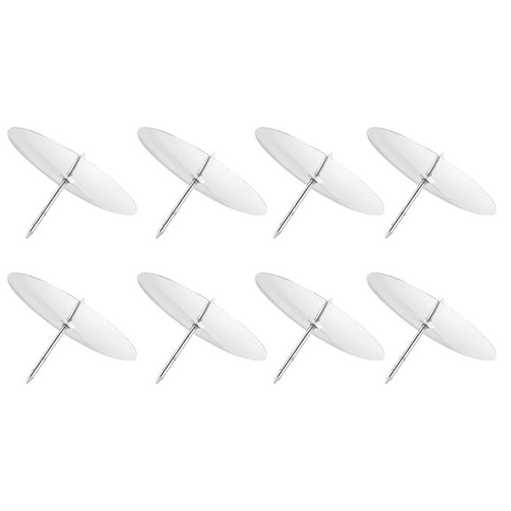 Supvox Robust Metal Candle Fixing Accessories for Large Candles Wax Catching 8Pcs