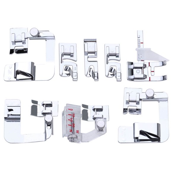 IMIKEYA 8Pcs Sewing Presser Lock Set Plated Silver Compatible with Most Household Sewing Machines