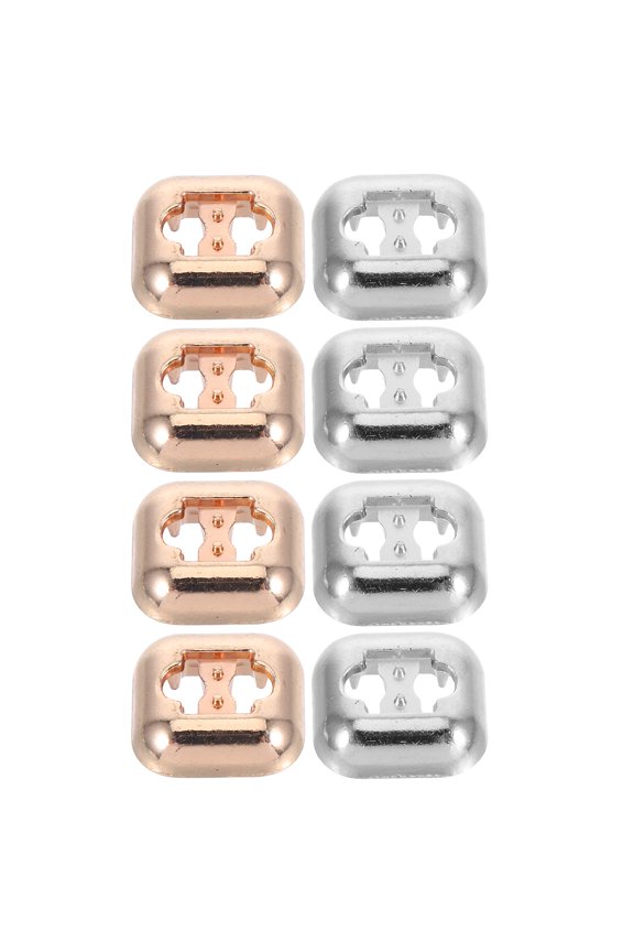 Shoelace Buckle Locks Imikeya Zinc Alloy Assorted Color for Shoes 8Pcs