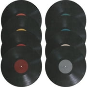 IMIKEYA 8pcs Blank Vinyl Records for Aesthetic Room Decor