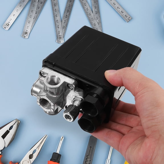 IMIKEYA Black Air Compressor Pressure Control Valve with Construction for Performance