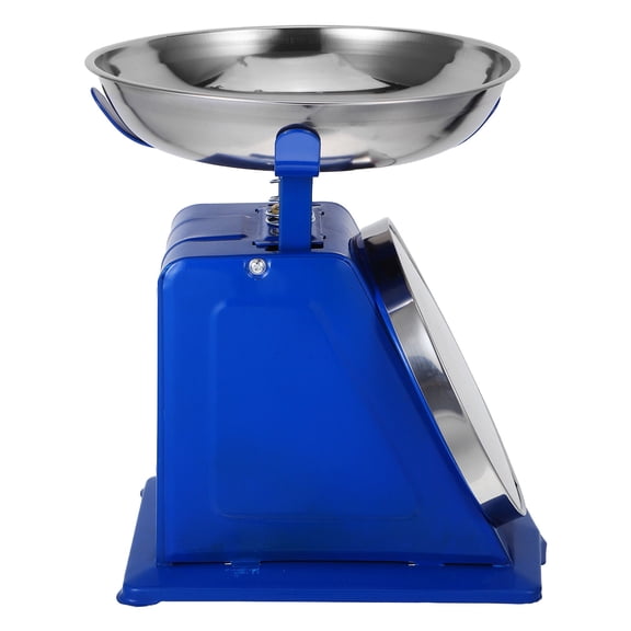 IMIKEYA Analog Food Scale Blue for Baking Cooking Meal Prep with Adjustable Pointer and Stainless Steel