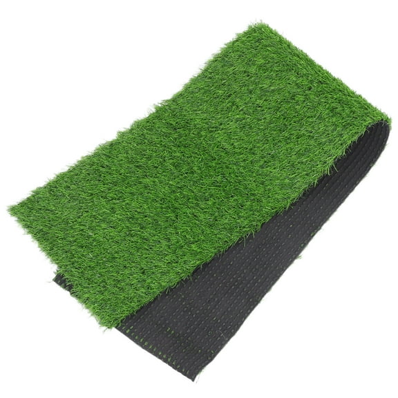 IMIKEYA Artificial Grass Mat Roll Green Polyester for Balconies Decks 1Pack