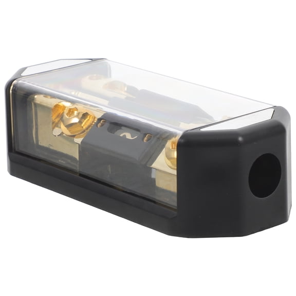 IMIKEYA Car Amplifier Fuse Block 2 Way 100a Black Plastic Copper Holder