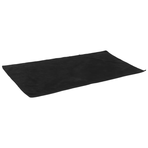 IMIKEYA Black Dressing Table Cover with Stain Resistant Fabric for Elegant Decor
