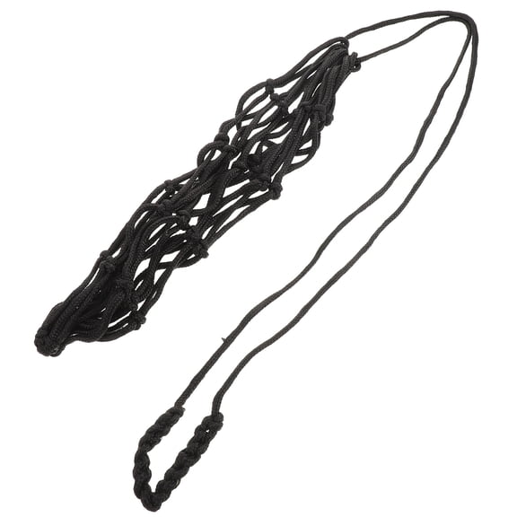 IMIKEYA Black Portable Football Throwing Net for Soccer Ball Kick Training and Skill Development