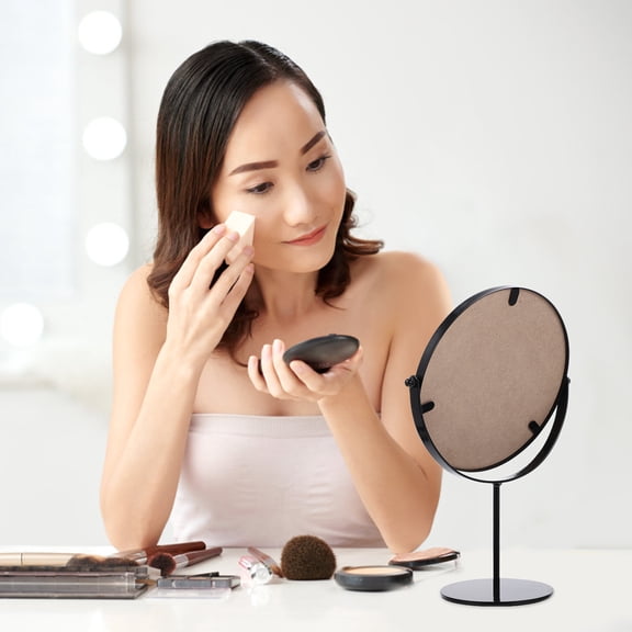 IMIKEYA Fashionable Rotating Dressing Table Mirror with Clear Reflection for Home Use