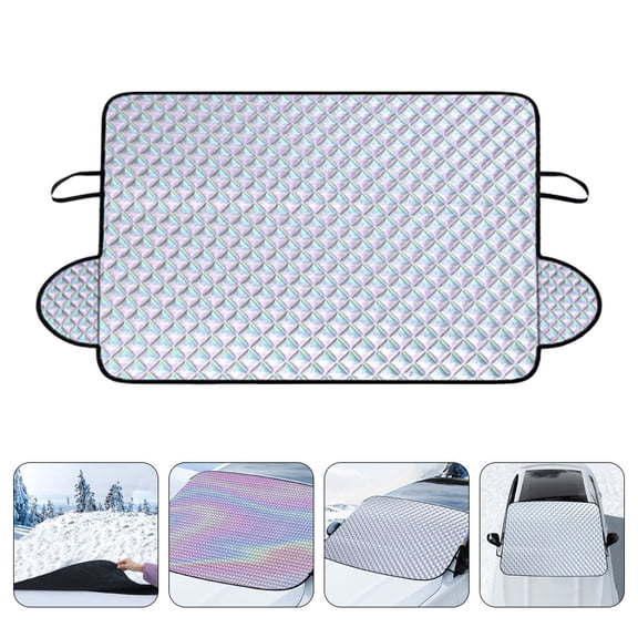 IMIKEYA Car Winter Windshield Cover Multi Fabric Anti Ice 1Pack