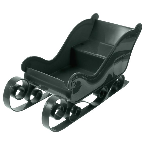 IMIKEYA Christmas Tree Hanging Sleigh Ornament in Dark Green for Desktop and Party Decoration