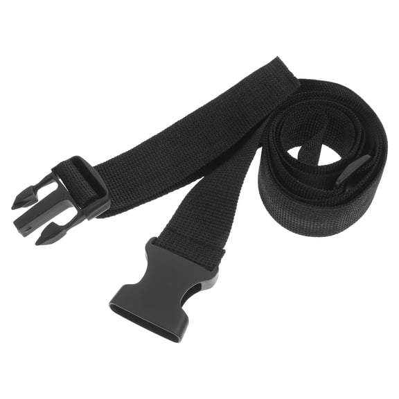 IMIKEYA Comfortable Black Backpack Buckle Strap with Adjustable Length and Strong Clip
